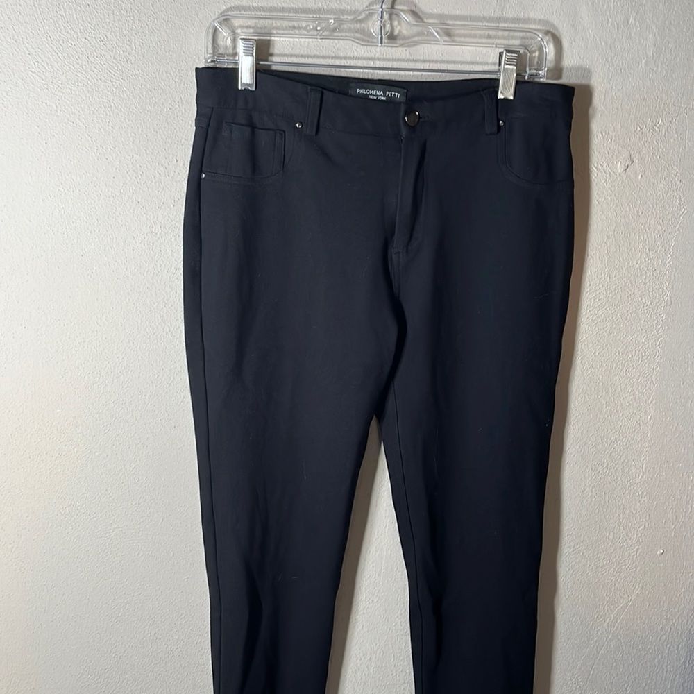 Philomenia Petti Black ponte knit leggings Sz xl
